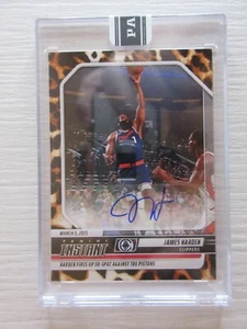 2024-25 Panini Instant NBA James Harden Black Jaguar Signatures Auto SSP 9/10 - Picture 1 of 6
