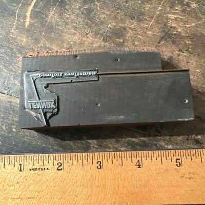 Printing Block Type Cut ( Lennox Comfort Craftsman ) Air Condition Ad - Image 1 of 4