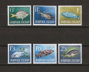 NORFOLK ISLANDS 1962/63 SG 43/48 MINT - Picture 1 of 2