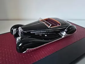 Bugatti T57C Cabriolet Vanvooren nero 1939 Shah Shah Matrix 108 esemplari 1:43 - Foto 1 di 24
