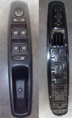 Bouton Interrupteur commande leve vitre Gauche Megane 3 III Scenic 3  809610016 - Photo 1/4