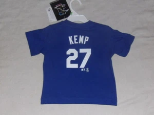 MLB LA Los Angeles Dodgers Kemp # 27 Majestic Infant T-Shirt Size 18 Months NWT - Picture 1 of 2