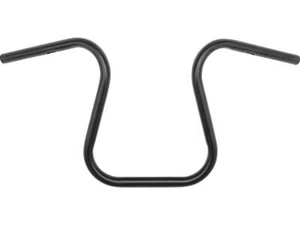 Highway Hawk Moto Motorcycle Anfora Handlebar Black Powder Coated - 35 x 1 Inch - Picture 1 of 4