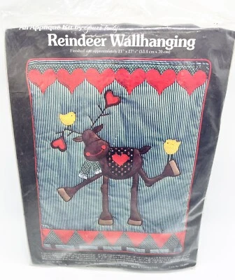 Yours Truly Christmas 贴花套件驯鹿壁挂全新带包装 #2533 — 第 1/4 张图片