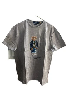 Camiseta Polo Ralph Lauren Hombre Oso Cuello Redondo M Nueva - Imagen 1 de 5
