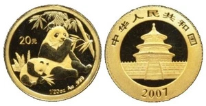 1/20 oz 20 Yuan Goldmünze Panda 2007 in Kapsel ,P0502 - Bild 1 von 1