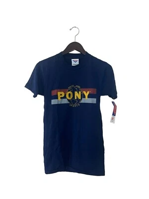 vintage PONY world wide sports shirt mens sz small deadstock NWT 90s made in USA - Image 1 of 4