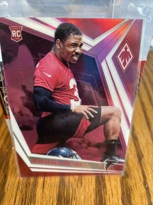 Qadree Ollison Pink ROOKIE 2019 Panini Phoenix Football 198 Flacons Holo #/199 - Picture 1 of 2