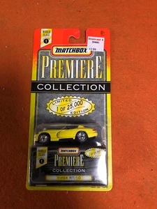 1995 MATCHBOX PREMIERE COLLECTION SERIES 1 "VIPER RT/10" YELLOW - Picture 1 of 4