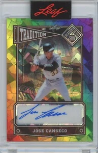 Jose Canseco 2025 leaf Seasons In the Sun Tradition Auto #1/10 #T-JC1 - Picture 1 of 2