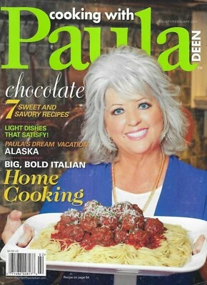 Cooking With Paula Deen Magazine Italian Home Cooking Chocolate Salads Alaska - Image 1 of 4