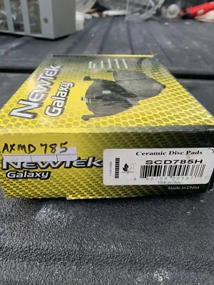 Galaxy Ceramic Disc Pads w/ Hardware fits 2003-2009 Hummer H2  NEWTEK AUTOMOTIVE - Image 1 of 4