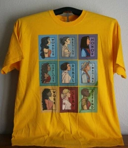 The Powers of Women- Inspriring & Powerful Women Characters T-Shirt, XL Gold - Picture 1 of 4