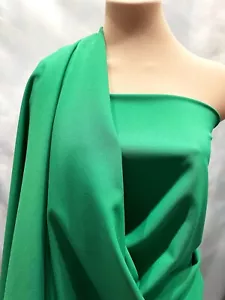 GABERDINE STRETCH FABRIC EMERALD 60" WESTERN WEAR, PANTS JACKETS BTY - Picture 1 of 1