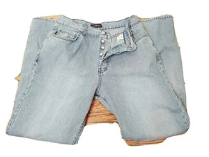 Henri Lloyd Men's Size 32 30-31 Button Front Medium Wash Jeans Worn Once - Picture 1 of 11