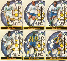 Merlin 1994 Leeds United FC x 6 Complete Set