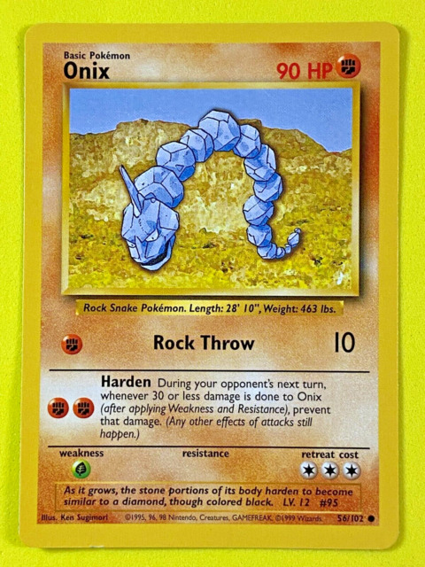 Pokemon Card Onix BW8 030/051 BW C Black & White Plasma Freeze Uncommon 95