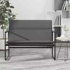 NNEVL Bench Dark Grey 100x64x80 cm Fabric - Picture 1 of 8