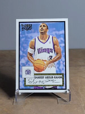2005-06 Topps 1952 Style Shareef Abdur-Rahim #66 Sacramento Kings NM-MT  - Image 1 of 2