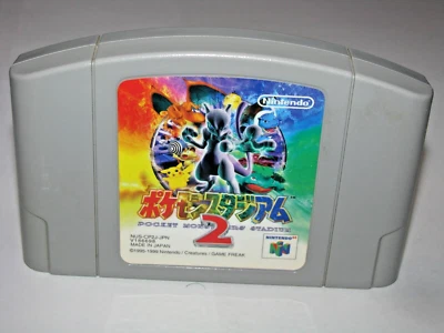 Pokemon Stadium 2 (Japanese) Nintendo 64 N64 Japan import US Seller - Image 1 of 2