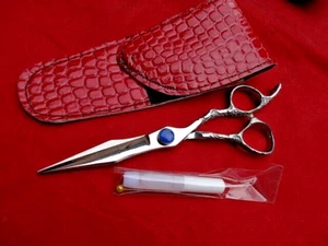60Days WRNTY_Fancy 6" Hairdressing Hair Cutting Scissors/Japanese Steel/(7"FULL) - Picture 1 of 9