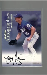Jeremy Giambi Auto 1999 Fleer Skybox Autógrafos Béisbol - Imagen 1 de 2