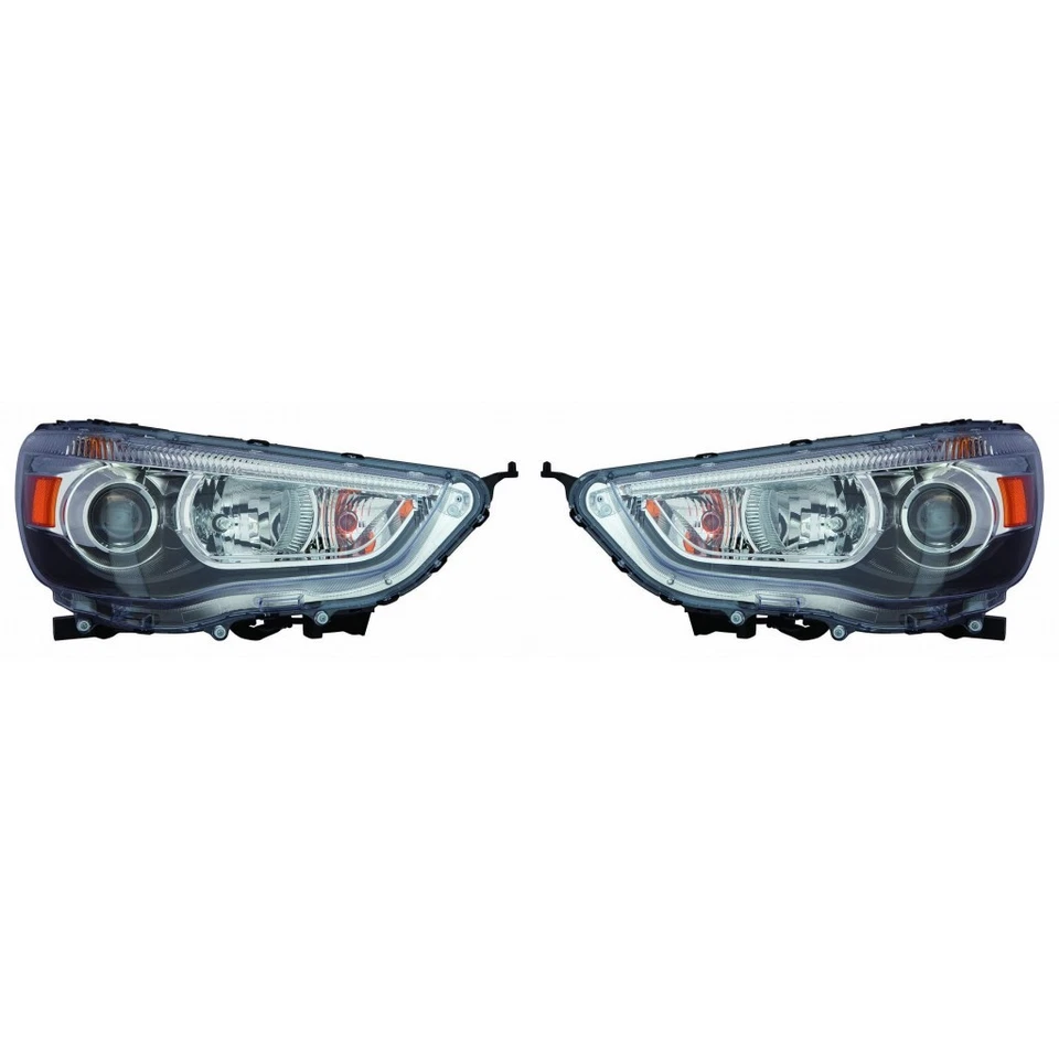 For 2011-2018 Mitsubishi RVR Headlight Driver and Passenger Side w/Bulbs CAPA Foto 1 de 4