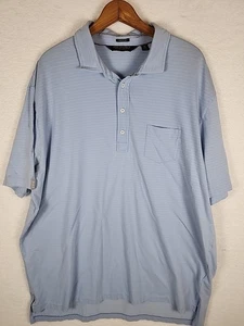 POLO Golf RALPH LAUREN SHIRT Gr. XXL 2XL Himmelblau Grün STREIFEN WEICH Stretch Lisle - Bild 1 von 14