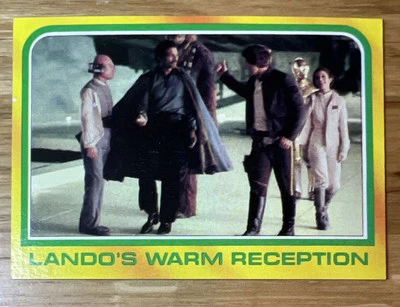 1980 Topps Star Wars Series 3 #321 EMPIRE STRIKES BACK - LANDOS WARM RECEPTION! - Image 1 of 3