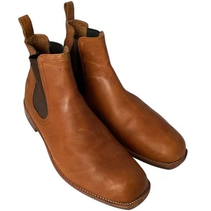 Adelante “The Mendoza” Light Brown Pull-on Leather Boots Men’s 11.5 E MSRP $365 - Picture 1 of 16