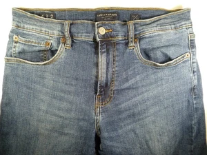 Jeans uomo Lucky Brand 412 atletico slim fit gamba dritta blu 32x32 lavaggio medio - Foto 1 di 4