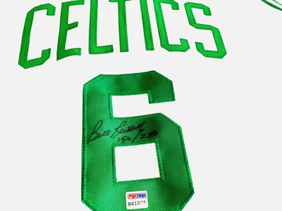 BILL RUSSELL Signed (Limited Ed. (#153 of 250) Celtics Jersey -PSA Authenticated - Image 1 of 4