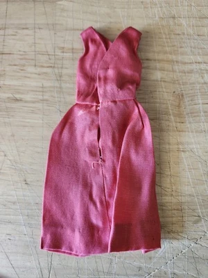 Vestido Barbie Campus Belle 1964 vintage seda rosa usado Foto 1 de 2