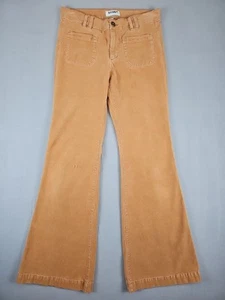 Gap Corduroy Pants Flare Mid Rise Women's 8 30x30 Chestnut Brown Y2K BOHO - Picture 1 of 9