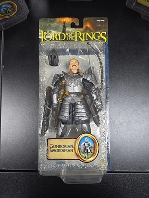 Figura El Señor de los Anillos Gondoriano Espadachín ROTK ToyBiz Nueva Rara Nueva en Caja Foto 1 de 4