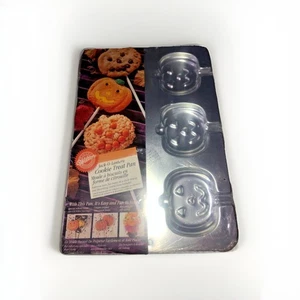 De colección 1998 Wilton Cookie Treat Pan Halloween Jack O Lantern Embalaje Original - Imagen 1 de 9