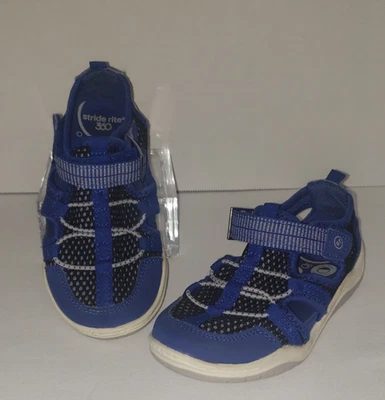 Stride Rite 360 Little Boys Blue Taddy Sandals - Size 10M - Image 1 of 4