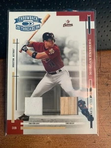 2004 Throwback Threads Material Combo #86 Morgan Ensberg Bat-Jsy #'d 25/50 - Picture 1 of 1