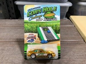 HOT WHEELS CUSTOM '92 FORD MUSTANG GOLD CORN HOLE CHALLENGE REAL RIDERS - Picture 1 of 4