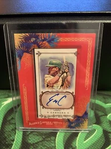 2010 Topps Allen & Ginter Everth Cabrera Framed Mini AUTO AUTOGRAPH PADRES - Picture 1 of 2