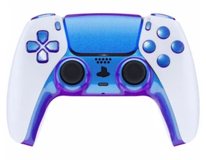 White/Enigma Custom UN-Modded Controller Unique Design compatible with PS5 OEM - Picture 1 of 8