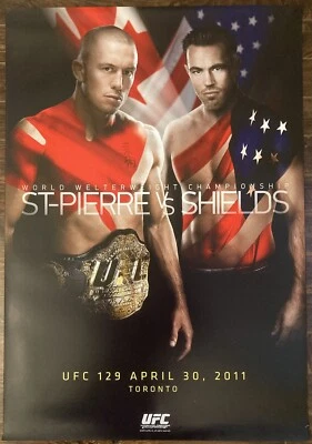 Póster UFC 129 Edición Limitada, GSP, Jake Shields, Georges St-Pierre, Toronto Foto 1 de 4