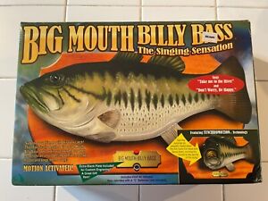 Big Mouth Billy Bass 1998 - Orig. Paquet, COMME NEUF !