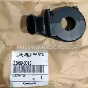 Genuine OEM Throttle Cable Case 32099-0049 Fits 98-18 Kawasaki ZX600/636/1000 - Foto 1 di 1