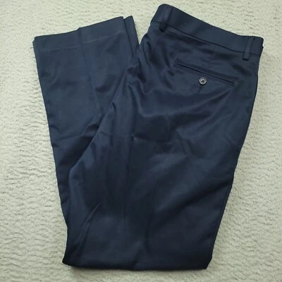 Daniel Cremieux Signature Collection 男式 42x32 (42x30) 裤子海军蓝 — 第 1/4 张图片