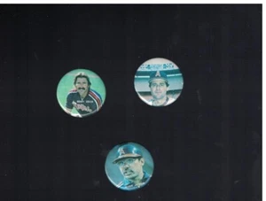 Reggie Jackson Bob Boone Bobby Grich California Angels 1 1/2" Baseball Buttons - Picture 1 of 1