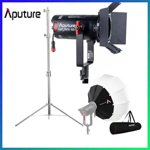 Aputure LS 60d LED Video Light 60W 5600k Daylight + Lantern 90cm + 2.8M Stand - Picture 1 of 12