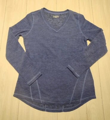 Tek Gear 蓝色柔软长袖女式上衣 S — 第 1/4 张图片