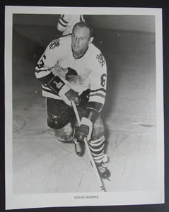 1964 / 1965 Vintage NHL Chicago Blackhawks Doug Mohns Team Issued Photo 8x10 - Picture 1 of 2