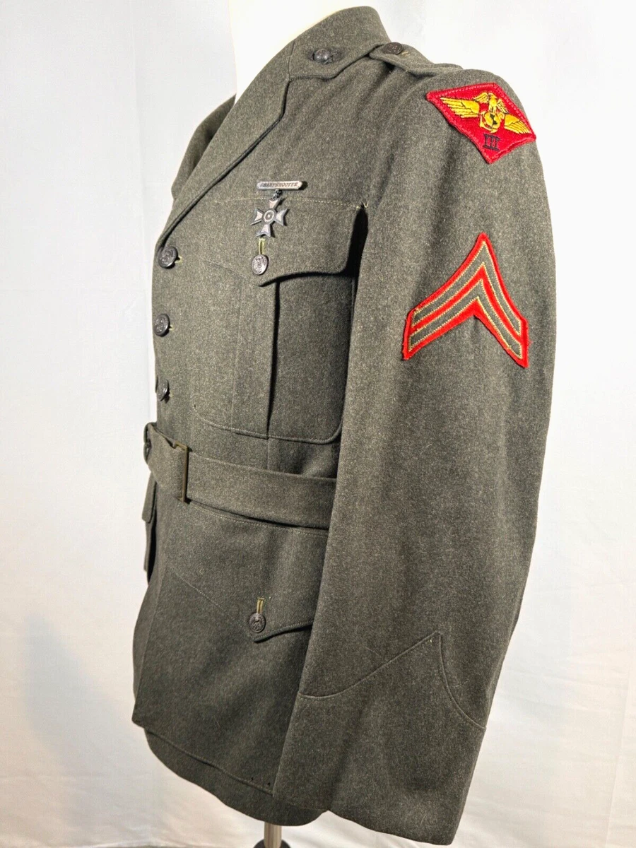 WWII Marine Indiana Original Ww2 Collectible US Uniforms for sale